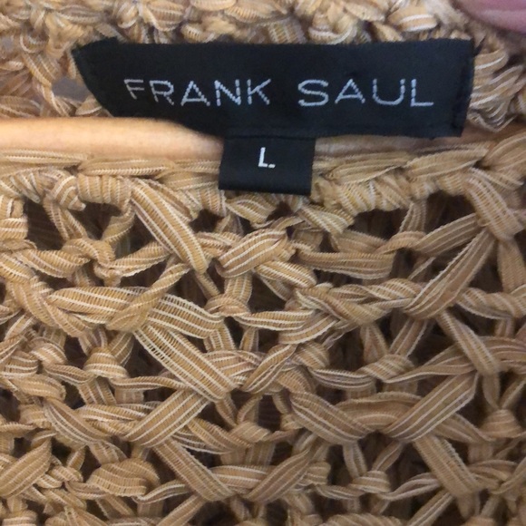Frank Saul woven pullover knit sweater - Picture 6 of 7